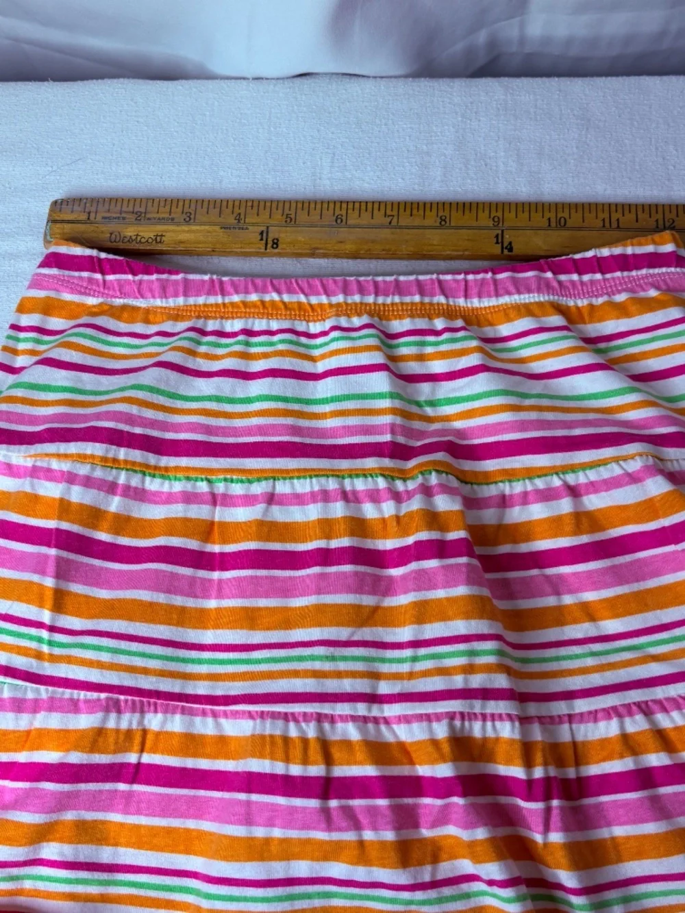 VTG Y2k Children's Place 1989 Tag Striped Skort/Skirt Girls  10/12